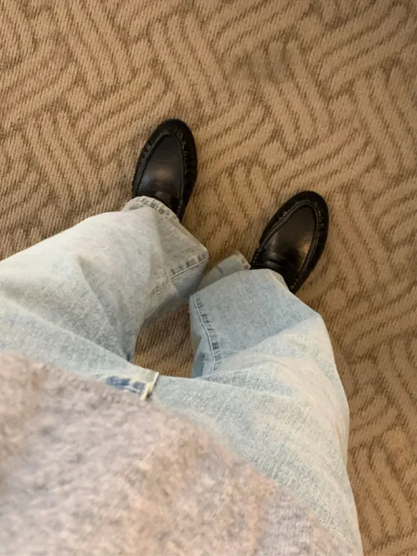 經典流蘇邊便士穆勒鞋