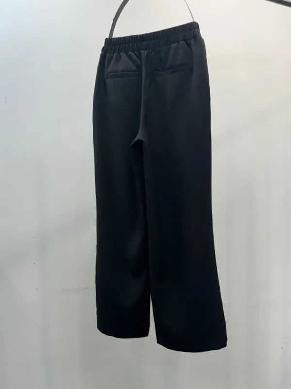 自在垂墜寬直筒長褲