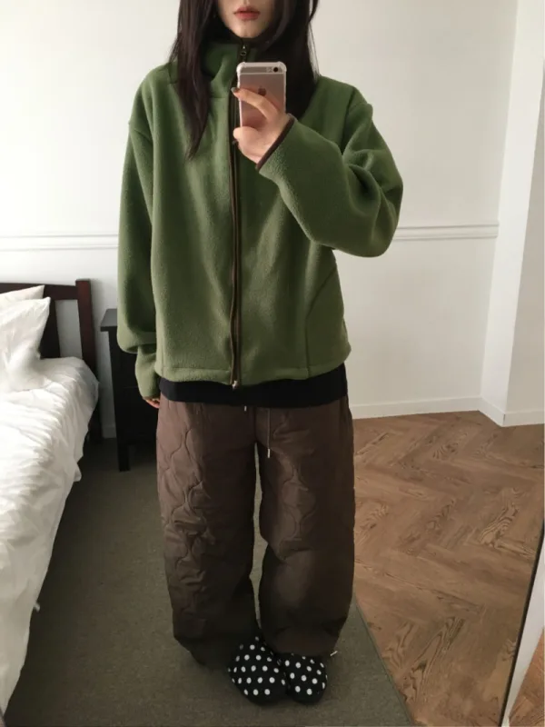 森野暖意刷毛連帽外套