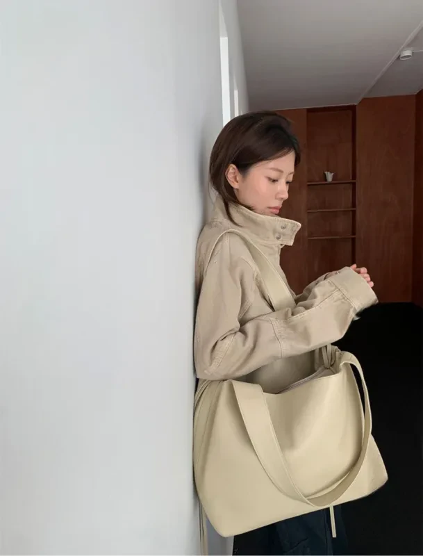 暖砂工裝立領抽繩外套